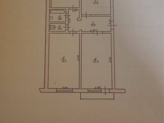 Продам 3-кімнатну квартиру під ремонт Первомайск