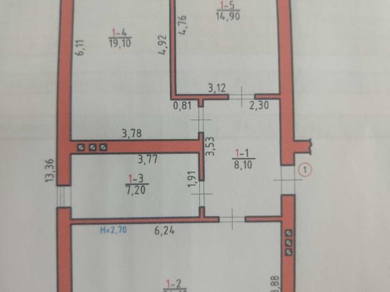 2-х кімнатна квартира м.Сторожинець