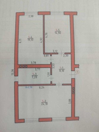 2-х кімнатна квартира м.Сторожинець - фото 1