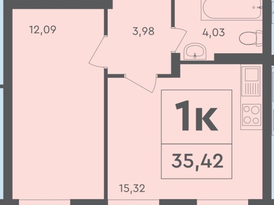 1к без % зданий будинок, 36м2, світла, найкраща ціна ! Бровары