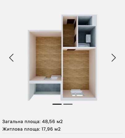 49м+ кухня18м з ремонтом жк Київський вул Київська 225 - фото 1