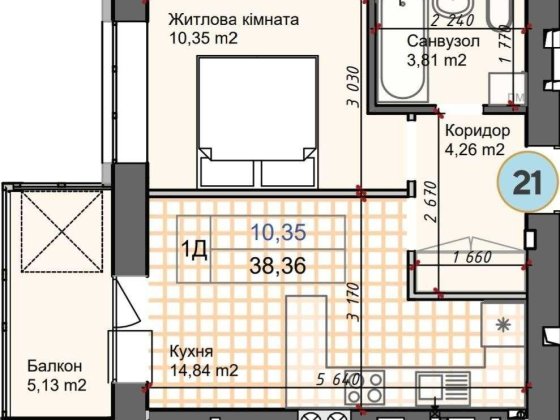 1К квартира біля Набережної — топ локація Ірпеня, 15 хв до Києва Ірпінь