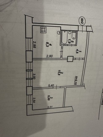 Продажа 2-кімнатной квартири (район Металургійний) - фото 1