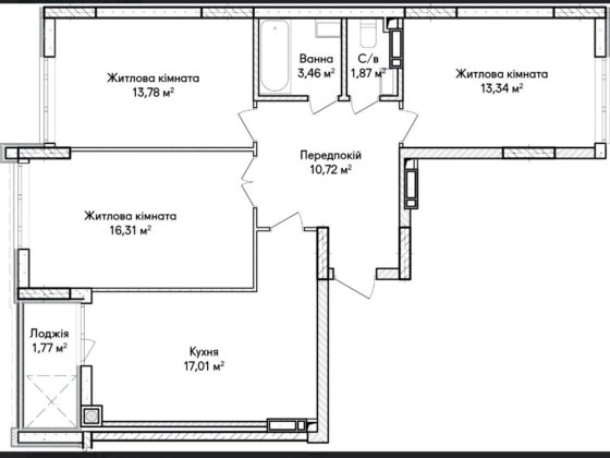 ВЕЛИКА функціональна 3 к квартира з видом на НАБЕРЕЖНУ/продаж від забудовника Ирпень