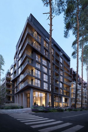 Квартира однокімнатна, Ірпінь,45 м2,центральний парк,новобудова, без % - фото 1