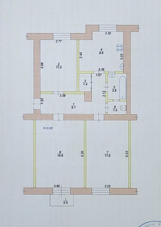 Трёхкомнатная квартира (от хозяина) в Покровском районе - фото 1