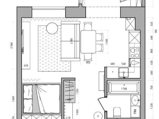 Продається 1 кім.квартира Луцьк