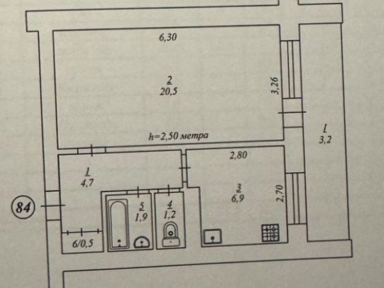 Продам 1-но  комнатную квартиру 13000$ Кривой Рог