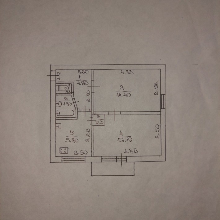 Продам 2х комнатную квартиру то владелеца - фото 1