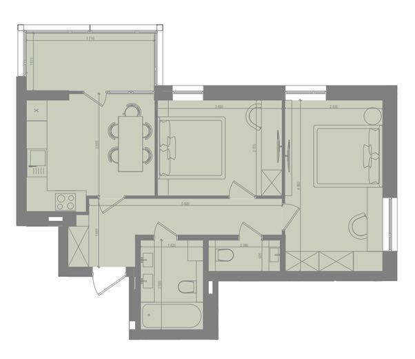 ПРОСТОРА 2к квартира в ЧУДОВІЙ локації! ВИГІДНА пропозиція! - фото 1
