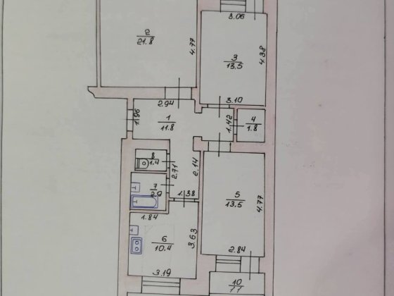 Продаж 3-кімнатної квартири з автономним опаленням Луцьк