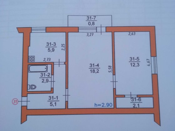 Продам двохкімнатну квартиру в центрі Луцька Луцьк