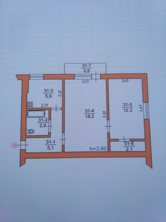 Продам двохкімнатну квартиру в центрі Луцька - фото 1