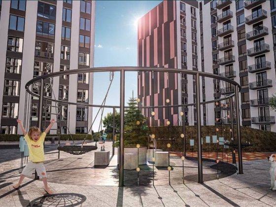 Простора 3-кімнатна квартира з видом на Карпати 90.4 м² Ивано-Франковск