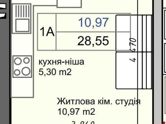 1К квартира - Студія з БАЛКОНОМ, новобудова в Ірпені, СЕРТИФІКАТ Ирпень