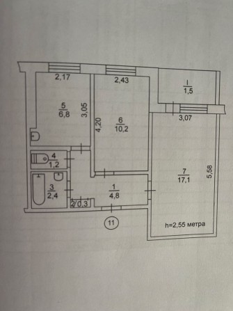 Продається 2-кімнатна квартира в Тернівському районі. - фото 1