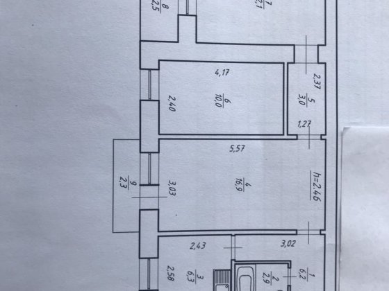 3 кімнатна квартира в центрі міста, р-н Петропавлівськоі Суми