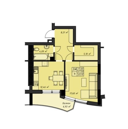 1 кімнатна квартира на ВИПЛАТУ. Ціна від забудовника ЖК Amber Park - фото 1