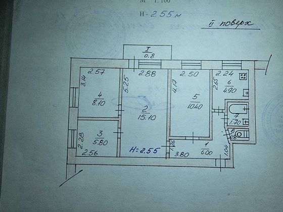 4-х кімнатна квартира (хрущовка) Кривой Рог
