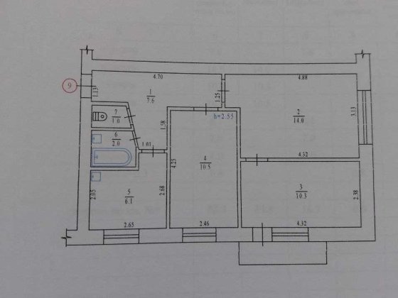 Продаж Трьох Кімнатної Квартири Алмазний Полтава