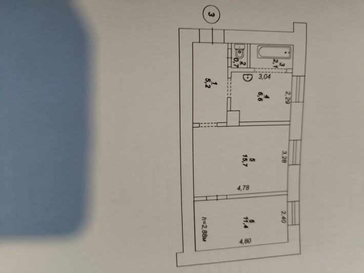 Продам 2-х кімнатну квартиру під ремонт - фото 1