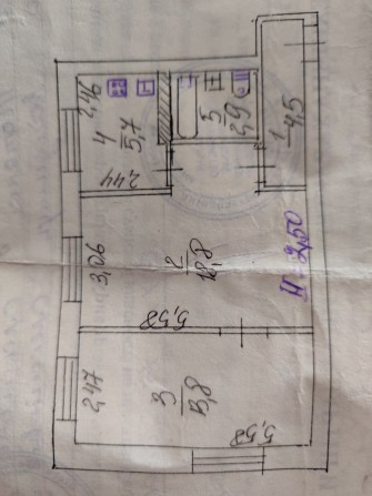 Продам 2к квартиру 17кв - фото 1