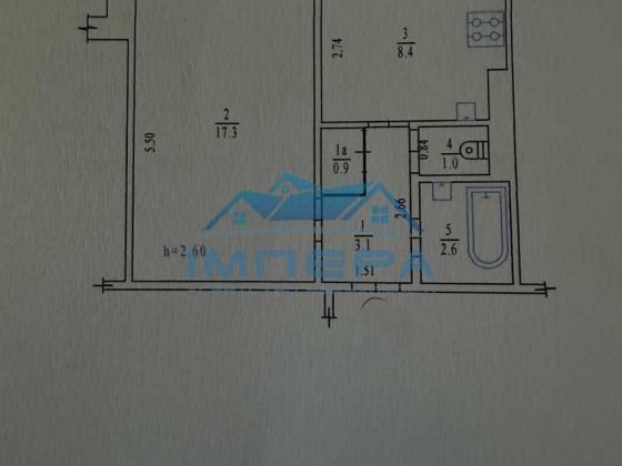 1кімнатна квартира на Леваді. Середній поверх. Все залишається