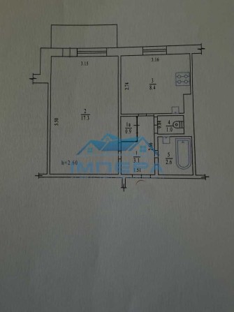 1кімнатна квартира на Леваді. Середній поверх. Все залишається - фото 1