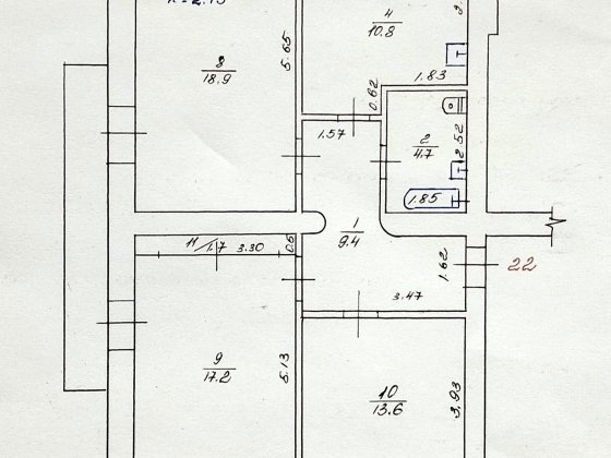 3-х комнатная квартира в центре г.Полтава Полтава