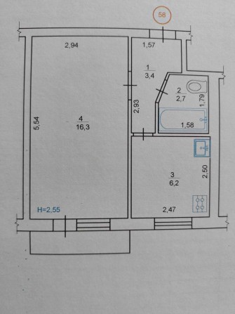 Від власника. Продам 1 кімнатну квартиру на зупинці Гетьмана Сагайдачного. - фото 1