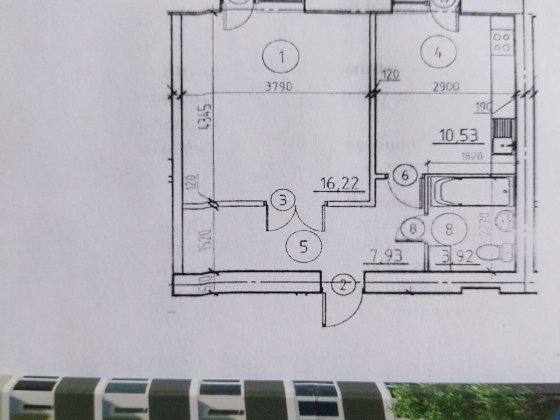 Продаж 1кім квартири.Переуступка.Дім вже житловий. Еспланада 22/2 Суми