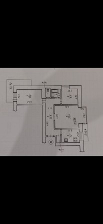3 кімнатна квартира  від властника вул.Харківська - фото 1