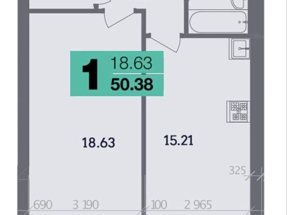 1 кімнатна квартира ЖК Стандарт Полтава