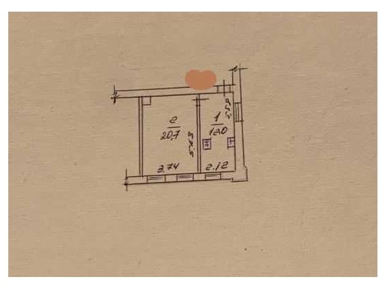 Продаж 1 кімнатної квартири 33 м2 р-н Поділ №9400 Полтава