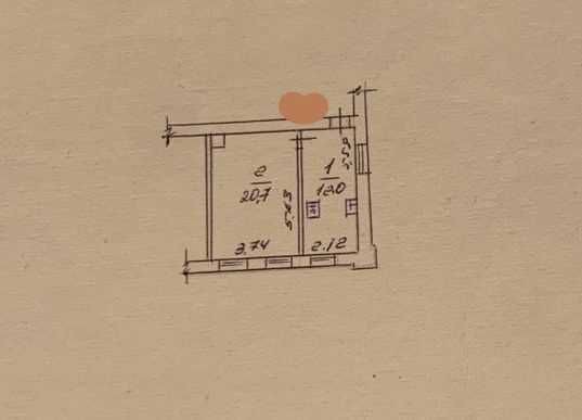 Продаж 1 кімнатної квартири 33 м2 р-н Поділ №9400 - фото 1