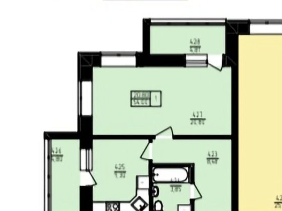 Однокімнатна квартира в новобудові місто Рівне без посередників 2 лоджії та можна переплачувати на 2 Рівне