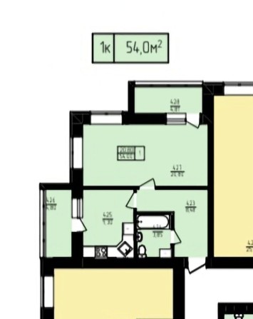 Однокімнатна квартира в новобудові місто Рівне без посередників 2 лоджії та можна переплачувати на 2 - фото 1