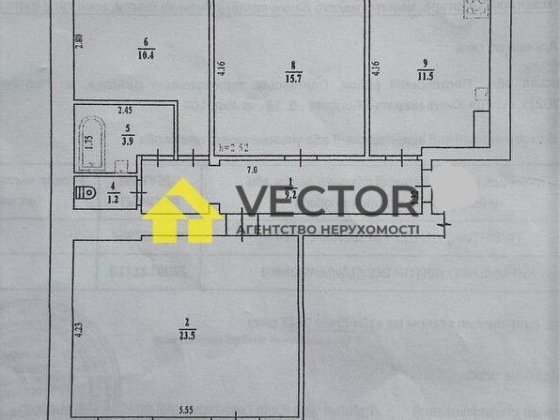 ТОРГ 3к квартира 83м², 2/9 поверх. Панорамні вікна, чудовий район! Полтава