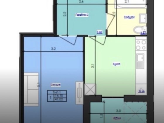Продам 1 кімнатну новобудову в хорошому районі Черновцы
