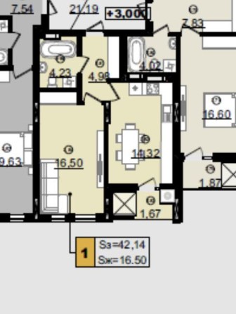 Продаж квартири у ЖК “ Зоряний» від власника - фото 1