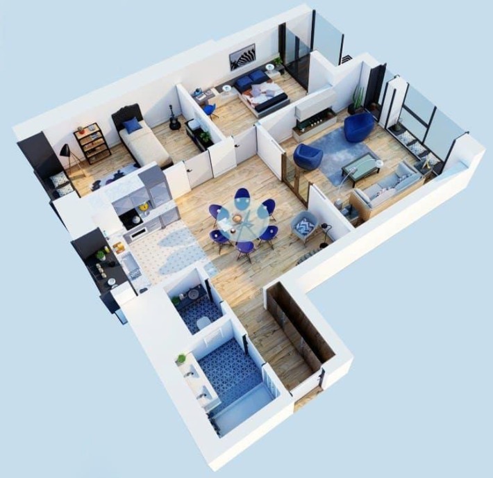 Продаж 3-кімнатної новобудови - фото 1