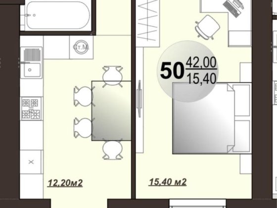 1 к ЖК Dobrobud секція здана Винница