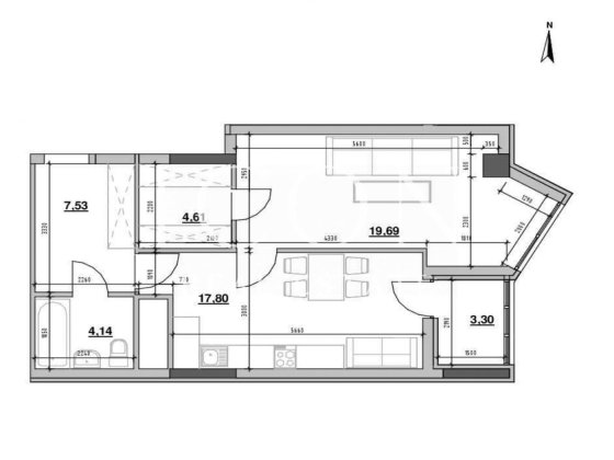 Продаж квартири | 57м² | ЖК Nordica Residence Київ