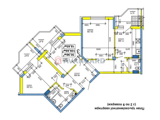 3-х кімнатна квартира в центрі від забудовника Черкаси