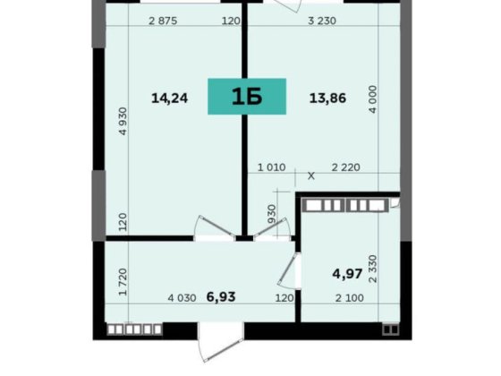Продається однокімнатна в ЖК 44Авеню|44 Avenue|центр|єВідновлення Ужгород