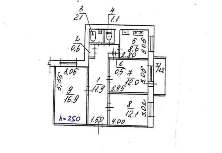 Продажа 3-к квартиры без комиссии: первая линия Набережной, ж/м Солнечный - фото 1