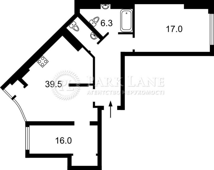 Топ 2 кім Продаж Тютюнника 37/1 ЖК Престиж Хол Центр 75квм Палац Україна - фото 1