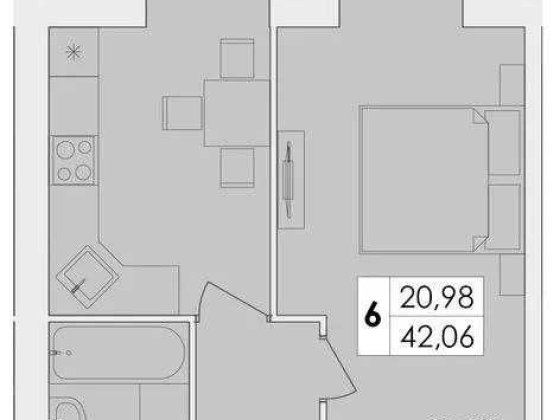 1 кімнатна в новобудові , розтермінування на 3 роки