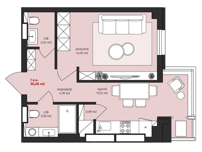 Квартира без комісії для покупця з можливістю розтермінування - фото 1