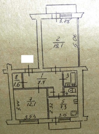Продам 2-комн.полнометражную квартиру, р-н театра им.Магара - фото 1